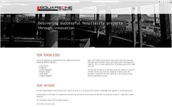 Square One Projects Website
