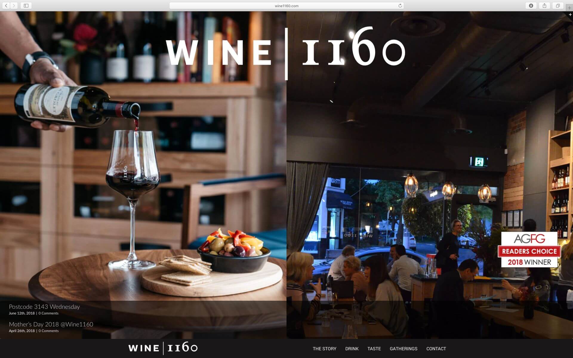 Wine | 1160 Website