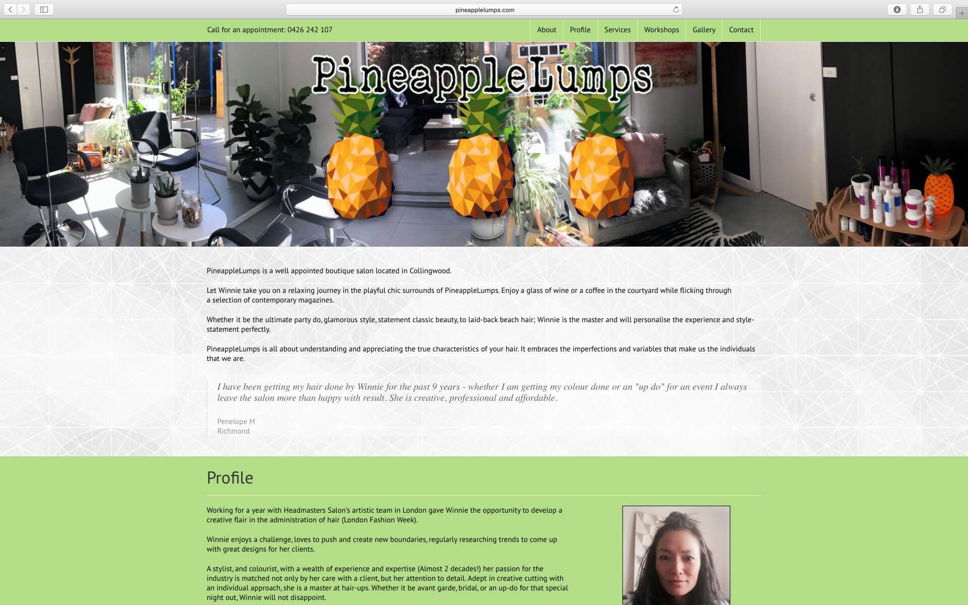 PineappleLumps Website